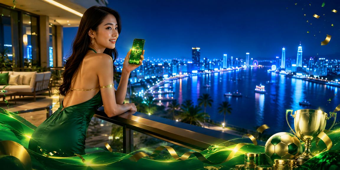 Người dùng Đà Nẵng theo dõi ưu đãi cược thể thao qua điện thoại tại bãi biển