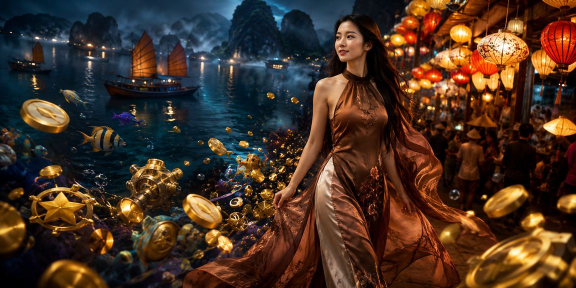 Cảnh vịnh Hạ Long lãng mạn – người chơi nhận voucher cược trực tuyến trong chuyến du lịch